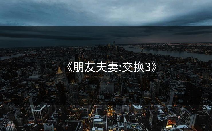《朋友夫妻:交换3》